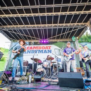 Band performing at Steamboat Free Concert